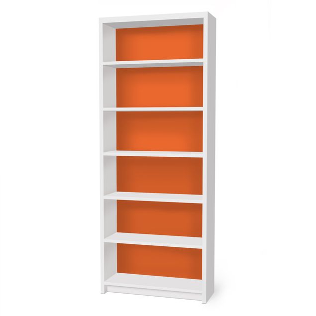 Adhesive film for furniture IKEA - Billy bookcase - Colour Orange