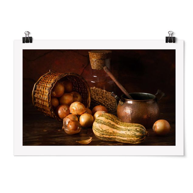 Poster - Still Life With Onions