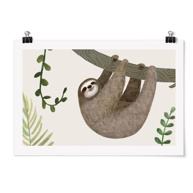 Poster - Sloth Sayings - Hang