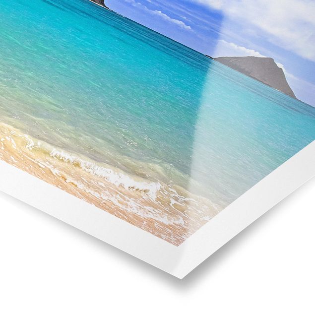 Panoramic poster beach - Paradise Beach