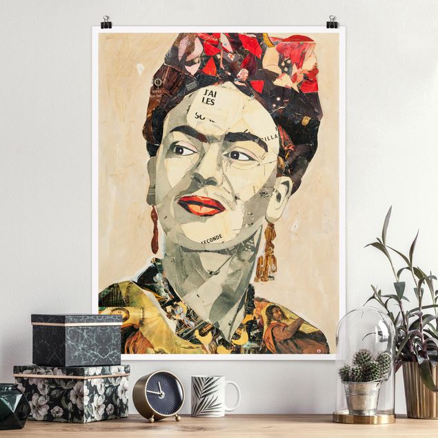 Poster art print - Frida Kahlo - Collage No.2