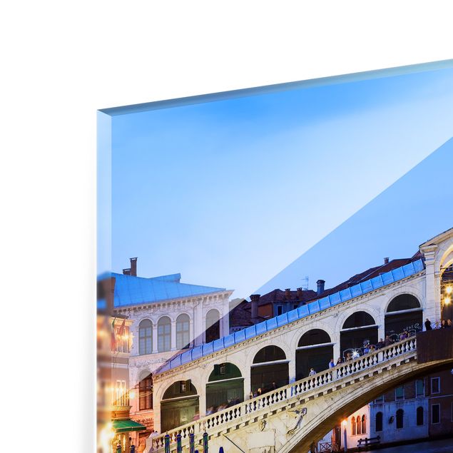 Glass Splashback - Rialto Bridge In Venice - Landscape format 4:3