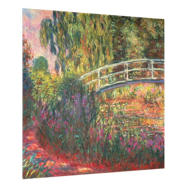 Glass splashback landscape Claude Monet - The Japanese Bridge Giverny