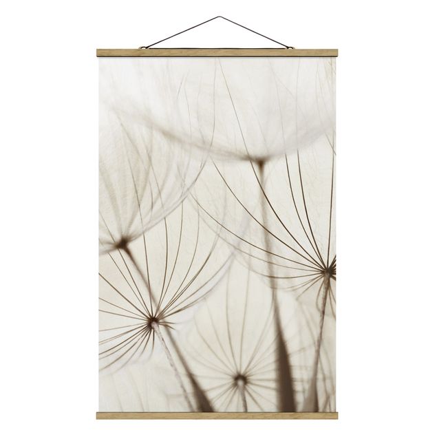Fabric print with poster hangers - Gentle Grasses