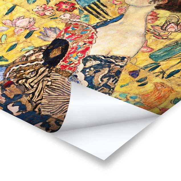 Poster - Gustav Klimt - Lady With Fan