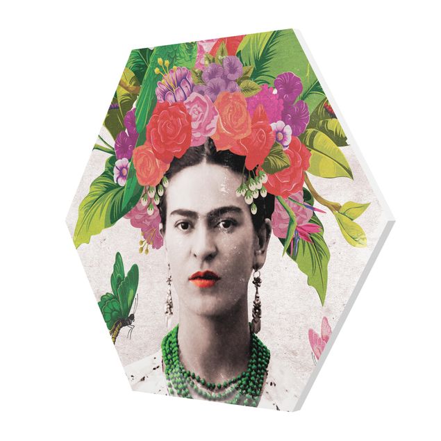 Forex hexagon - Frida Kahlo - Flower Portrait