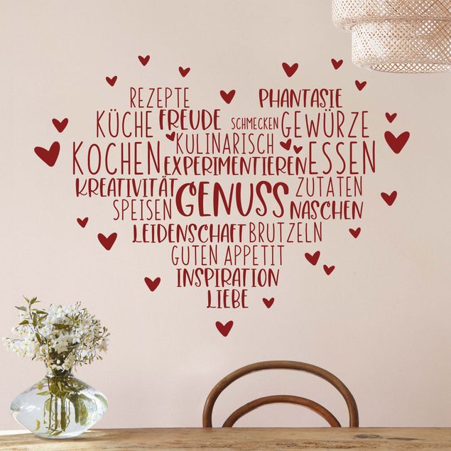 Love heart wall stickers Heart Enjoyment