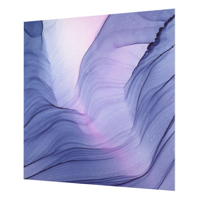 Splashback - Mottled Violet - Square 1:1