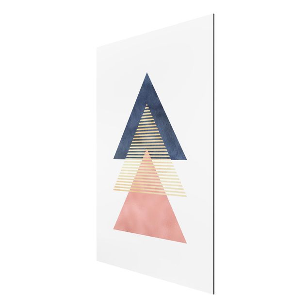 Print on aluminium - Three Triangles