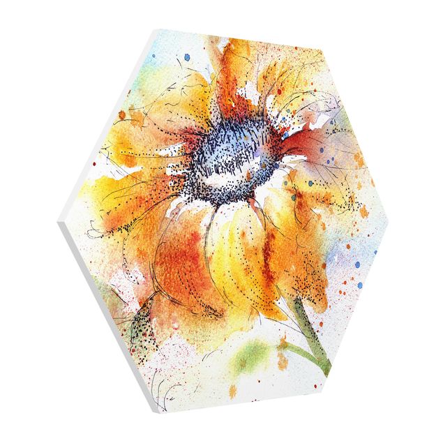Forex hexagon - Painted Sunflower