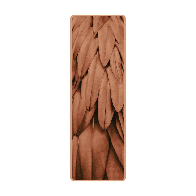 Yoga mat - Feathers In Rosegold