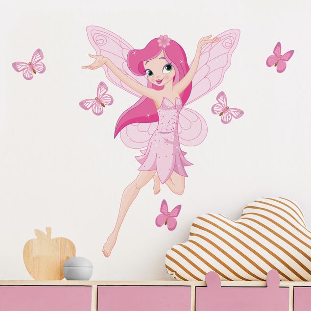 Wall decal Fairy with Butterlfy