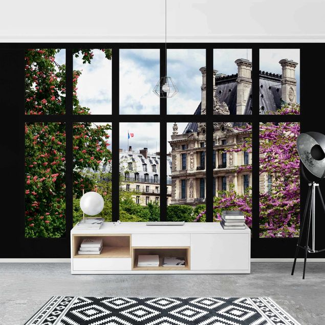 Wallpaper - Window Spring II Paris