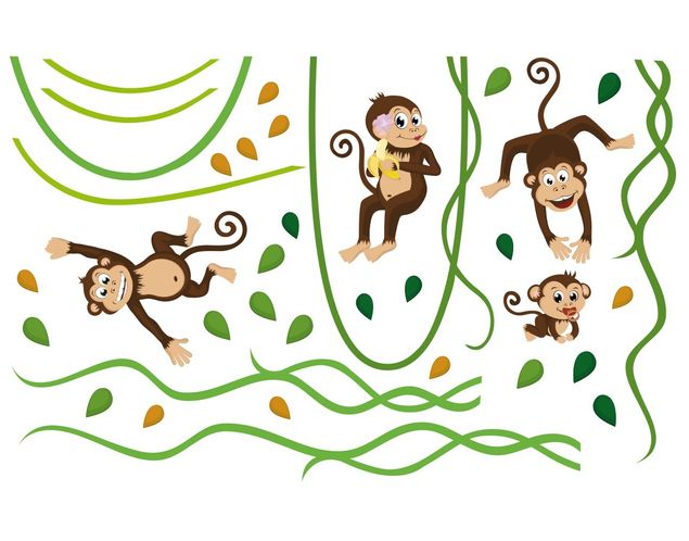 Window sticker - Monkey band