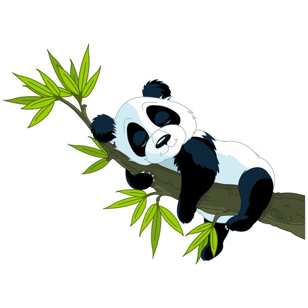 Window sticker - Sleeping Panda