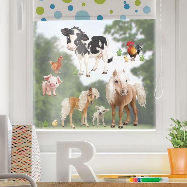 Window sticker - Farm Animals Set
