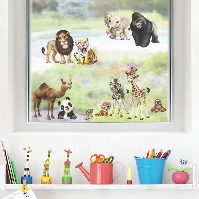 Window sticker - Animals In Africa