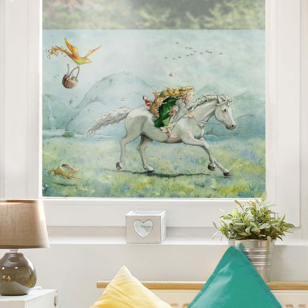 Window decoration - Lilia - On The Unicorn