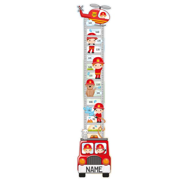 Wall stickers Fire Brigade Set With Customised Name