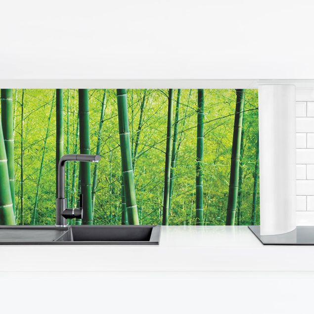 Kitchen wall cladding - Bamboo Forest