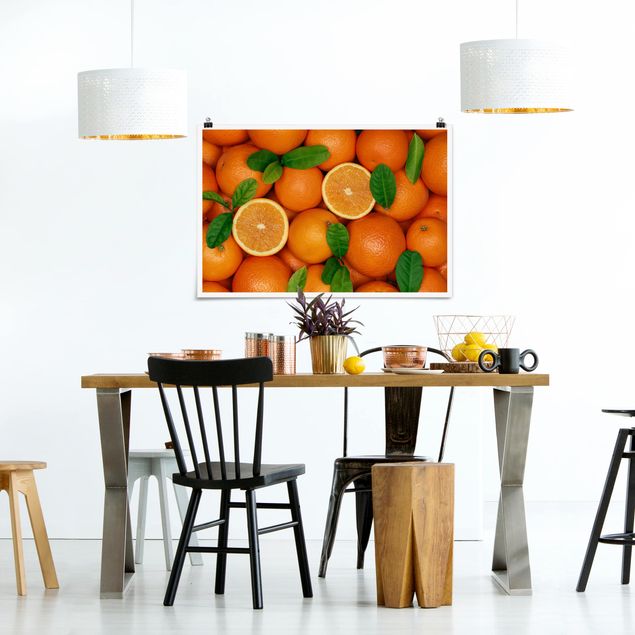 Poster - Juicy oranges