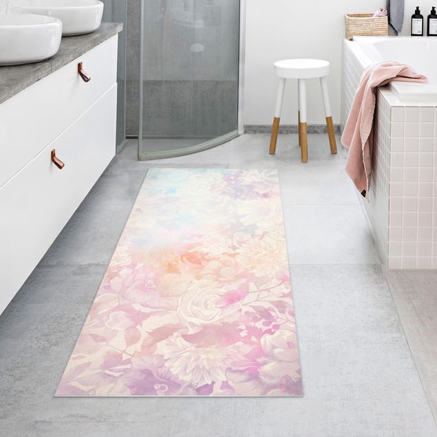 Runner rugs Delicate Blossom Dream In Pastel