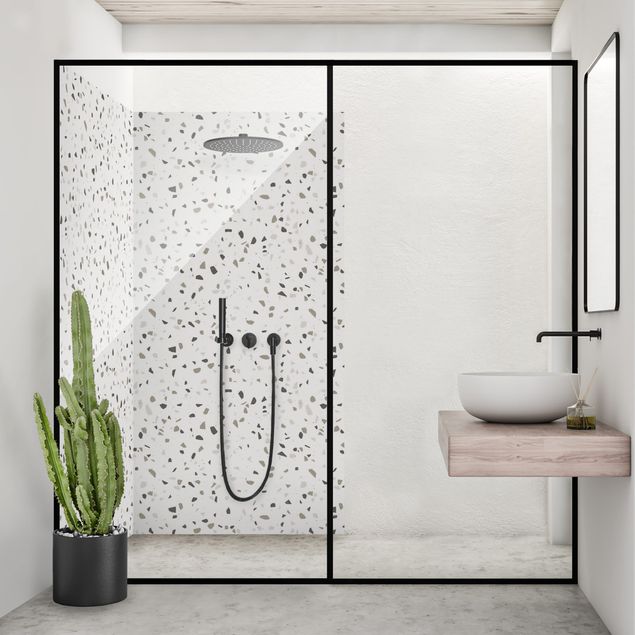 Shower wall cladding - Detailed Terrazzo Pattern Pompei