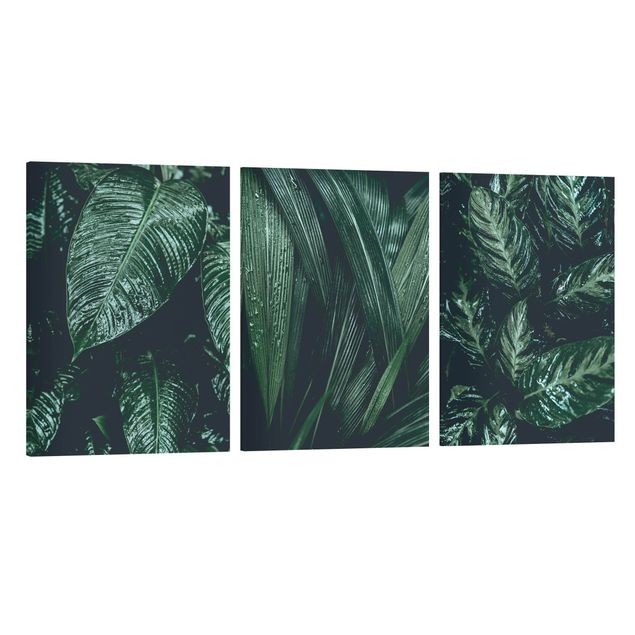 Print on canvas - Leaves In The Rain