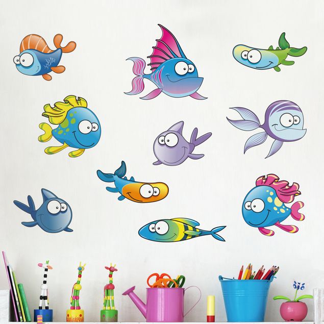 Underwater wall stickers Fish Friends
