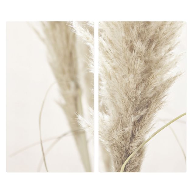 Stove top covers - Soft Pampas Grass
