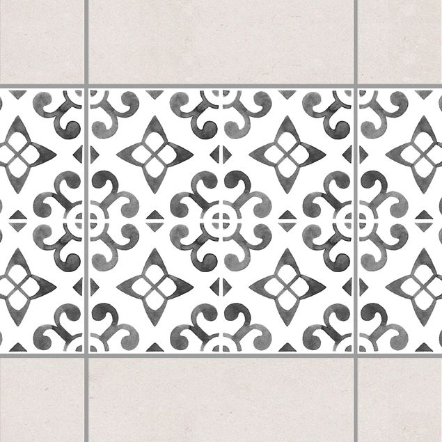 Tile sticker - Gray White Pattern Series No.5