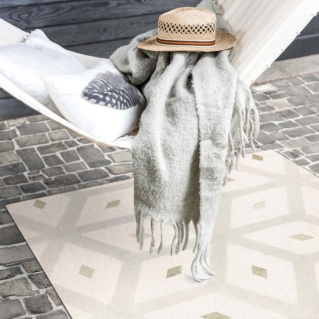 Modern rugs Tiles From Sea Glass