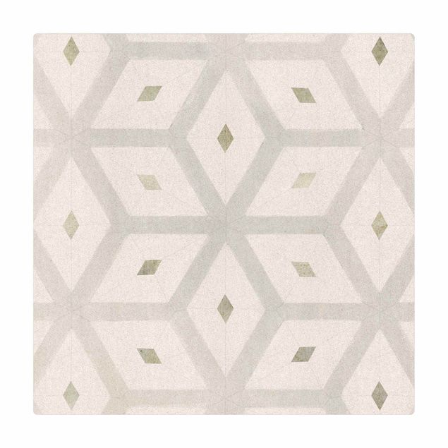 Dining room rugs Tiles From Sea Glass