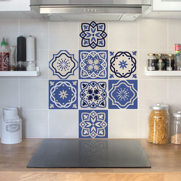 Tile sticker - 8 Portuguese tiles