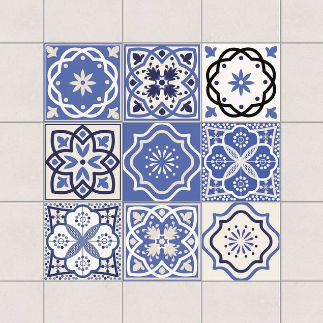 Tile sticker - 9 Portuguese tiles