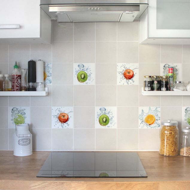 Tile sticker - Set of Fresh Fruit