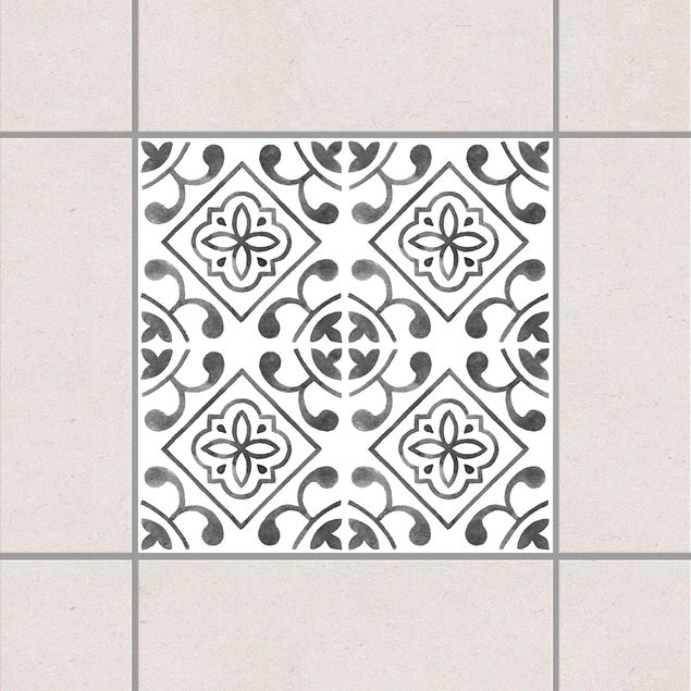 Tile sticker - Gray White Pattern Series No.2
