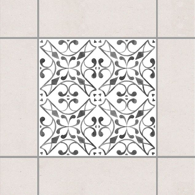 Tile sticker - Gray White Pattern Series No.3