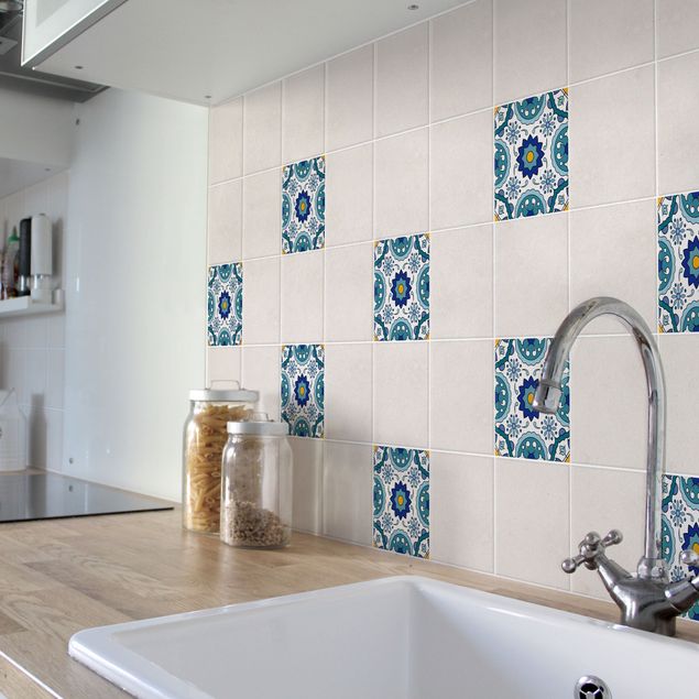 Tile sticker - Portuguese tile pattern of Azulejo