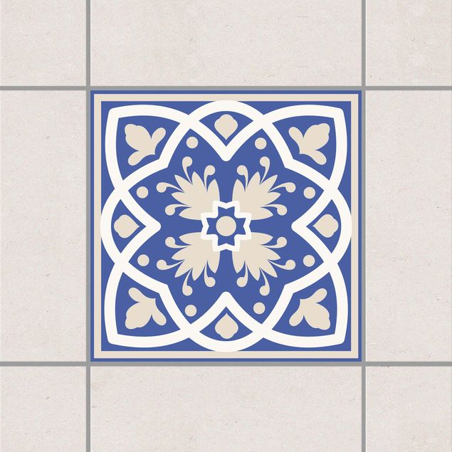 Tile sticker - Portuguese tile pattern blue