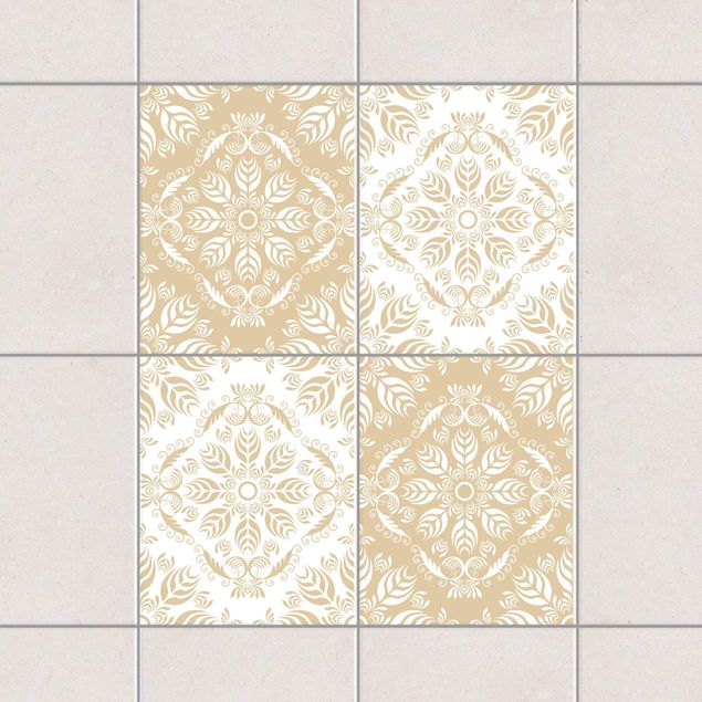 Tile sticker - Rosamunde Light Brown Colour Set