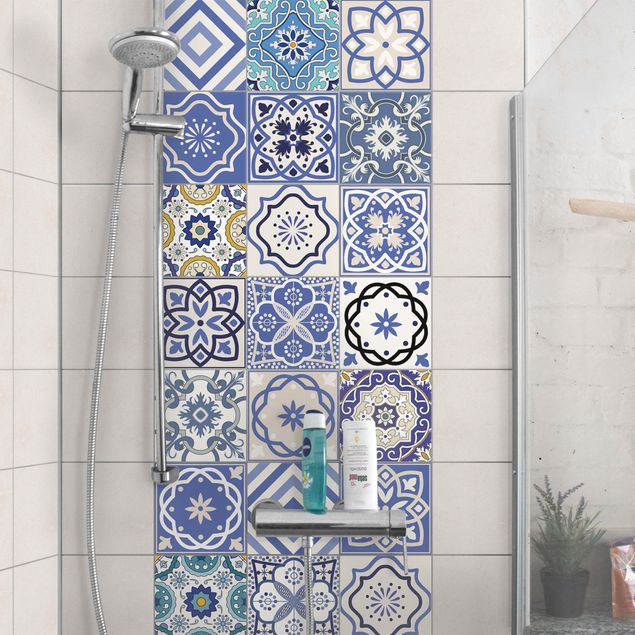 Tile sticker - 20 Mediterranean tiles