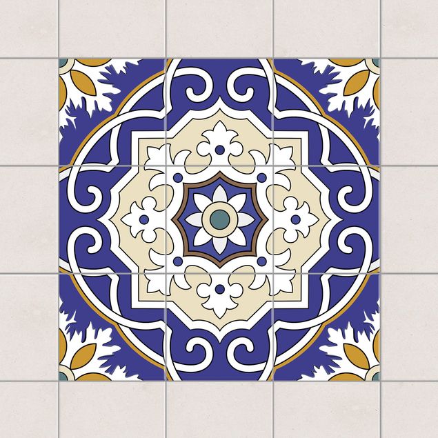 Tile sticker - Spanish tiled backsplash