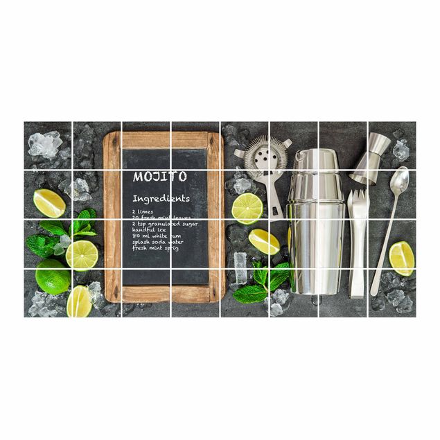 Tile sticker - Mojito Recipe