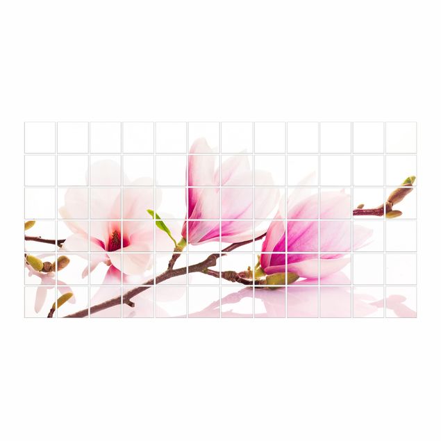 Tile sticker - Delicate Magnolia Branch