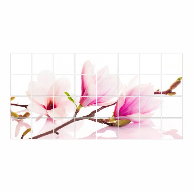 Tile sticker - Delicate Magnolia Branch