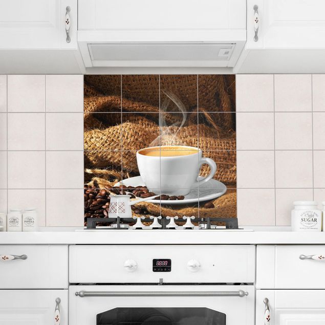 Tile sticker - Morning Coffee