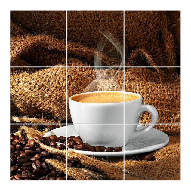Tile sticker - Morning Coffee