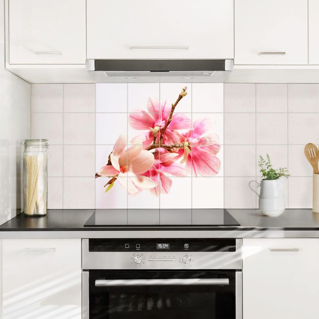 Tile sticker - Magnolia Blossoms
