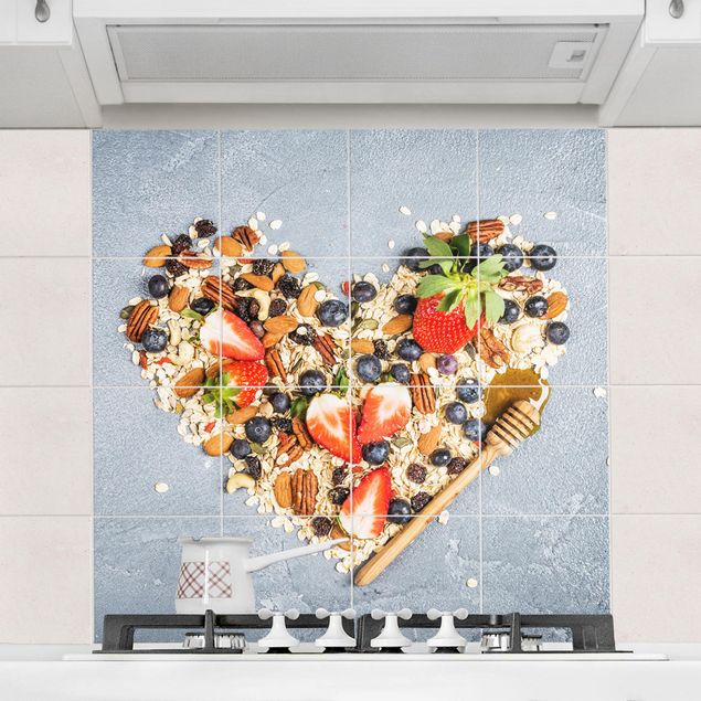 Tile sticker - Heart Of Cereals